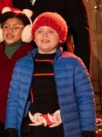 Best Christmas Ever 2023 Wyatt Hunt Blue Puffer Jacket