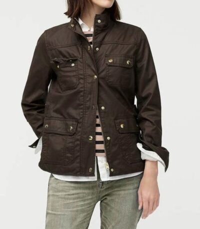 Beth Boland Good Girls Cotton Brown Jacket