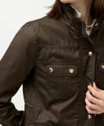 Beth Boland Good Girls Cotton Brown Jacket