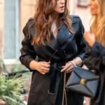 Bianca Mafia Mamma 2023 Black Trench Coat