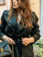 Bianca Mafia Mamma 2023 Black Trench Coat
