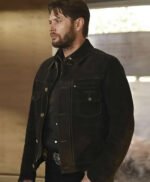 Big Sky Beau Arlen Black Suede Trucker Jacket