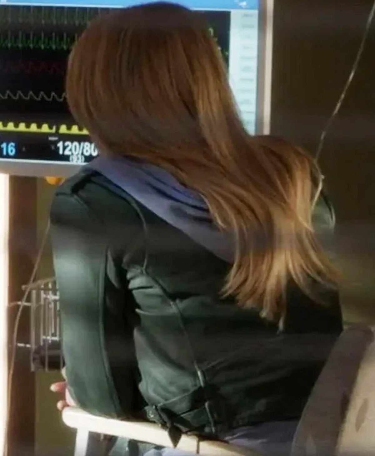 Big Sky S03 Katheryn Winnick Green Leather Jacket