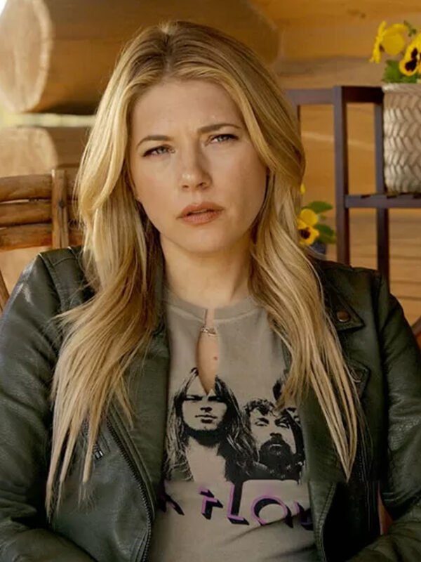 Big Sky S03 Katheryn Winnick Green Leather Jacket