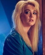 Billie Lourd American Horror Story Blue Cropped Jacket