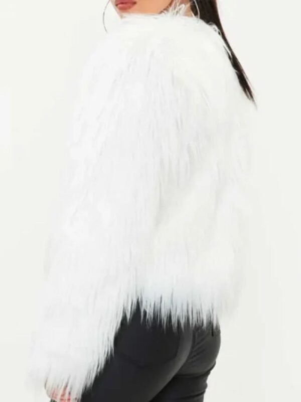 Billie Piper I Hate Suzie S01 White Fur Jacket