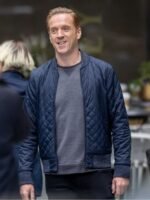 Billions Bobby Quilted Blue Bomber Jacket