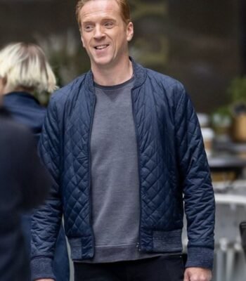 Billions Bobby Quilted Blue Bomber Jacket