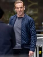 Billions Bobby Quilted Blue Bomber Jacket