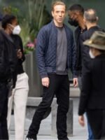 Billions Bobby Quilted Blue Bomber Jacket