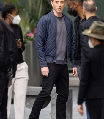 Billions Bobby Quilted Blue Bomber Jacket