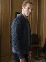 Billions Bobby Quilted Blue Bomber Jacket