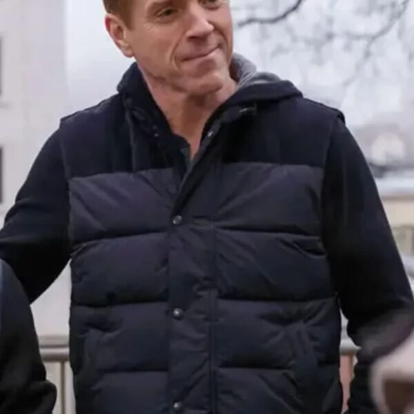 Billions S05 Bobby Axelrod Black Parachute Jacket