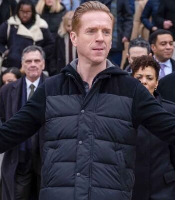 Billions S05 Bobby Axelrod Black Parachute Jacket