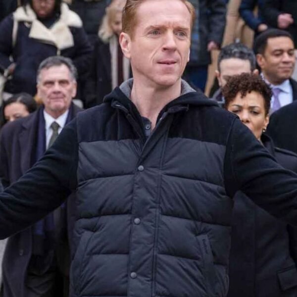 Billions S05 Bobby Axelrod Black Parachute Jacket