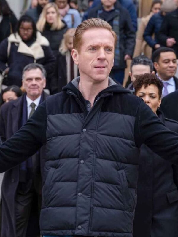 Billions S05 Bobby Axelrod Black Parachute Jacket