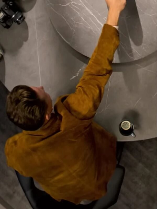 Billy Magnussen Lift 2024 Suede Shacket