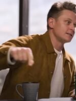 Billy Magnussen Lift 2024 Suede Shacket
