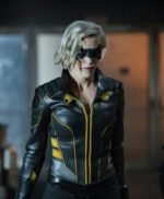 Black Canary Arrow Leather Jacket