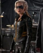 Black Canary Arrow Leather Jacket
