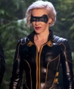 Black Canary Arrow Leather Jacket