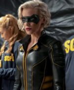 Black Canary Arrow Leather Jacket