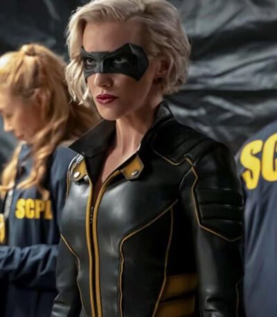 Black Canary Arrow Leather Jacket