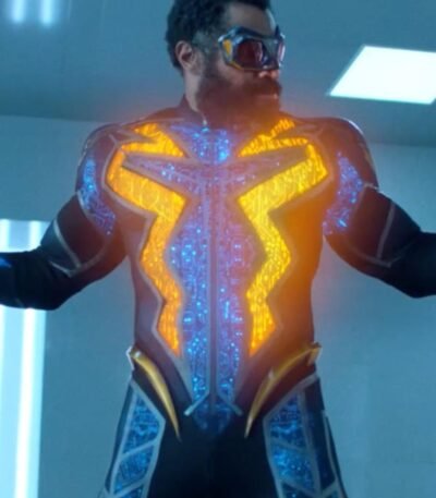 Black Lightning Jefferson Pierce Cosplay Leather Jacket