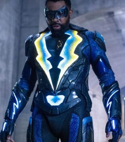 Black Lightning Jefferson Pierce Cosplay Leather Jacket