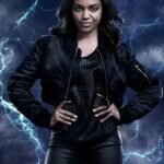 Black Lightning Jennifer Pierce Motorcycle Leather Jacket