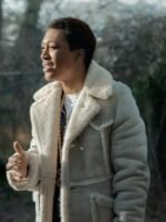 Black Mafia Family BMF Older Meech Shearling Fur Coat