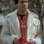 Black Mafia Family BMF Older Meech Shearling Fur Coat