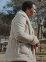 Black Mafia Family BMF Older Meech Shearling Fur Coat