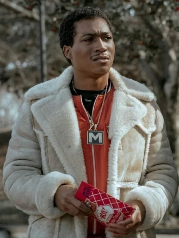 Black Mafia Family BMF Older Meech Shearling Fur Coat
