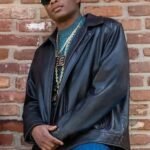 Black Mafia Family BMF Terry Leather Jacket