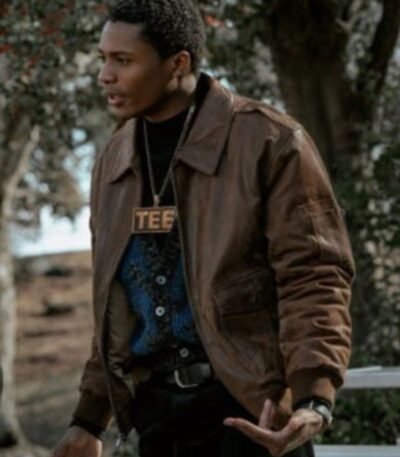 Da'Vinchi BMF Bomber Leather Jacket