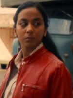 Black Mirror S06 Anjana Vasan Leather Jacket