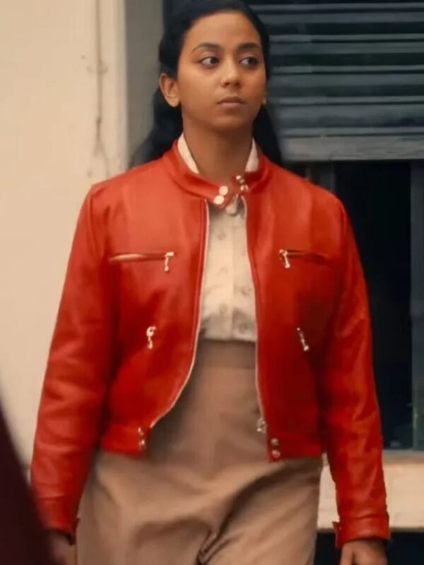Black Mirror S06 Anjana Vasan Leather Jacket