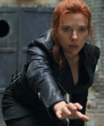 Black Widow 2021 Natasha Romanoff Biker Leather Jacket