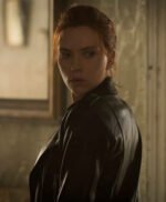 Black Widow 2021 Natasha Romanoff Biker Leather Jacket