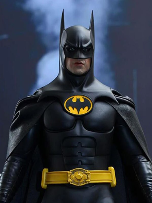 Black and Yellow Batman Lego Leather Jacket
