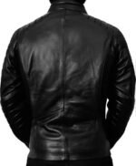 Black and Yellow Batman Lego Leather Jacket
