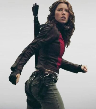 Blade Trinity Jessica Biel Leather Jacket
