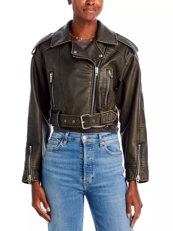 Blanknyc Genuine Leather Moto Jacket