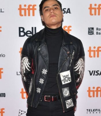 Blood Quantum Lysol Black Leather Jacket