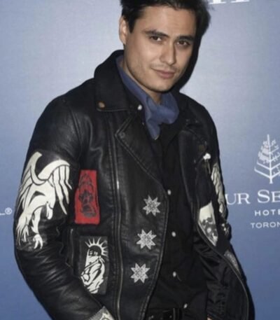 Blood Quantum Lysol Black Leather Jacket