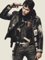 Blood Quantum Lysol Black Leather Jacket