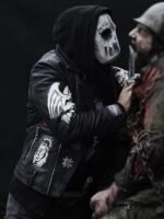 Blood Quantum Lysol Black Leather Jacket