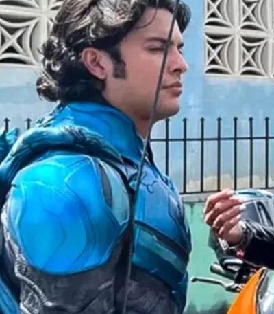 Blue Beetle Xolo Maridueña Blue Costume