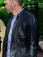 Blue Bloods Donnie Wahlberg Black Leather Jacket